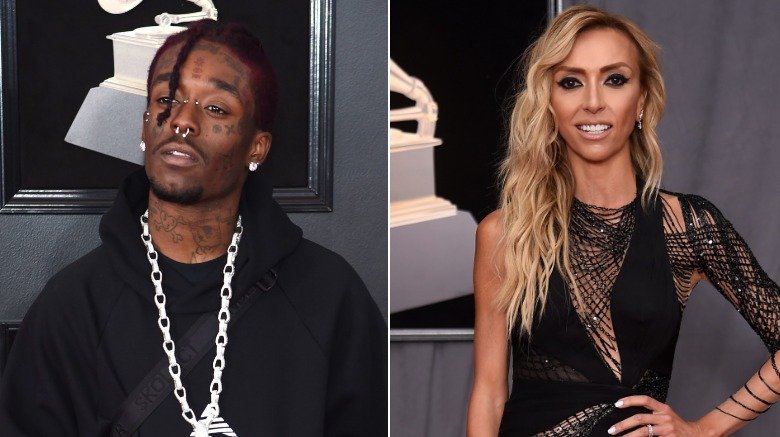 Giuliana Rancic and Lil Uzi Very at the 2018 Grammy Awards