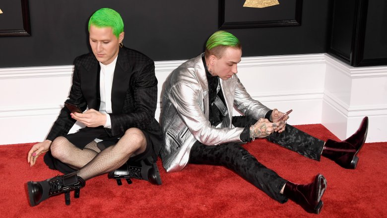 Mike Posner and Blackbear at the Grammy Awards