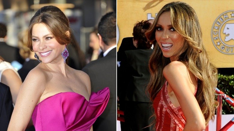 Sofia Vergara and Giuliana Rancic at the 2012 SAG Awards