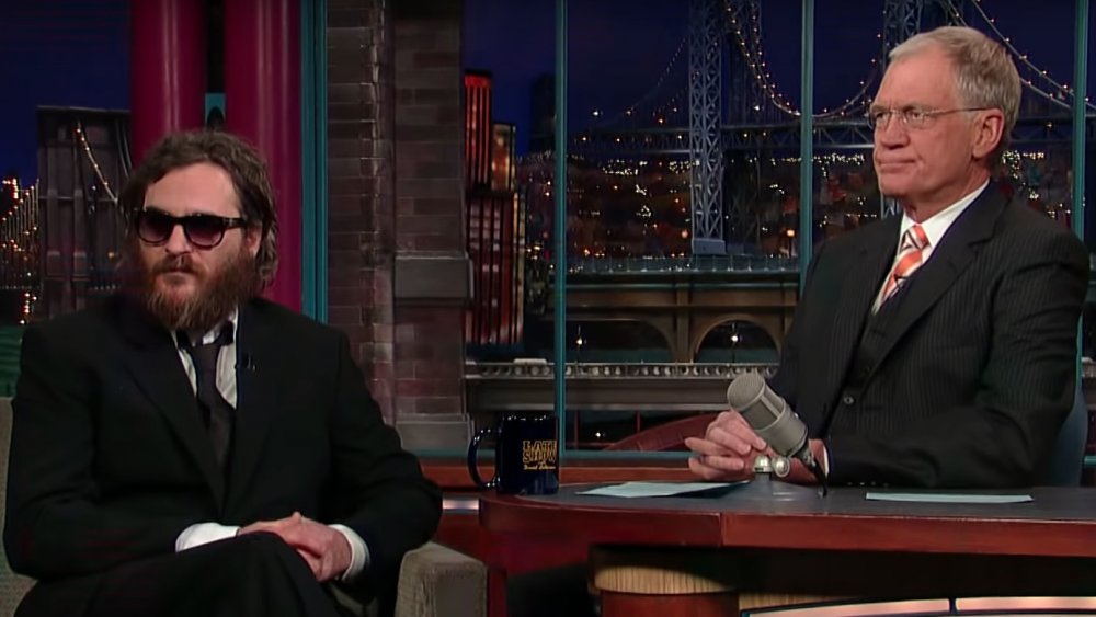 Joaquin Phoenix on David Letterman