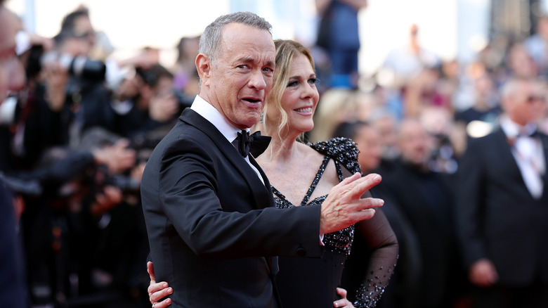 Tom Hanks with wife Rita Wilson 