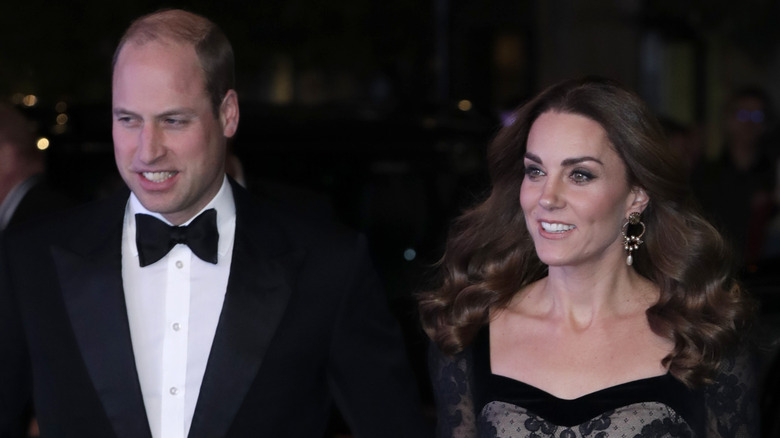 Prince William and Kate Middleton at roast