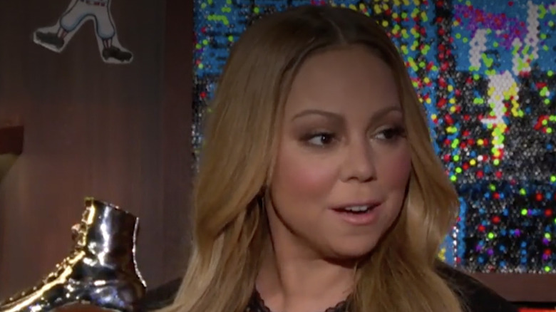 Mariah Carey in the Bravo clubhouse