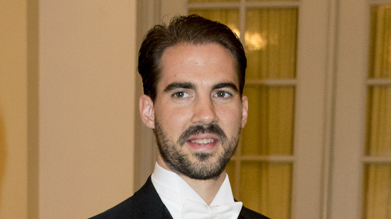 Prince Philippos with beard