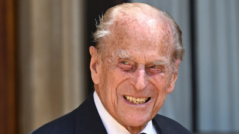 Prince Philip smiles candidly