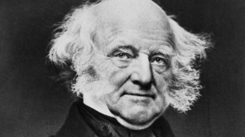 Martin Van Buren, his sideburns sticking out