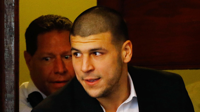 Aaron Hernandez in custody