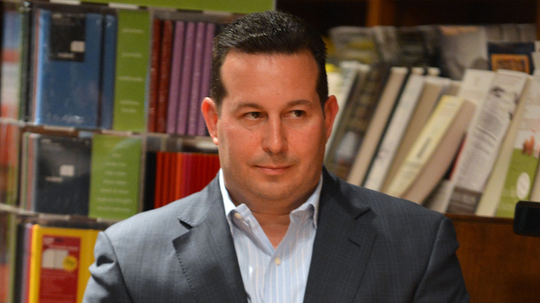 Jose Baez at a book signing 