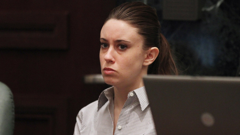 Casey Anthony looking stern 