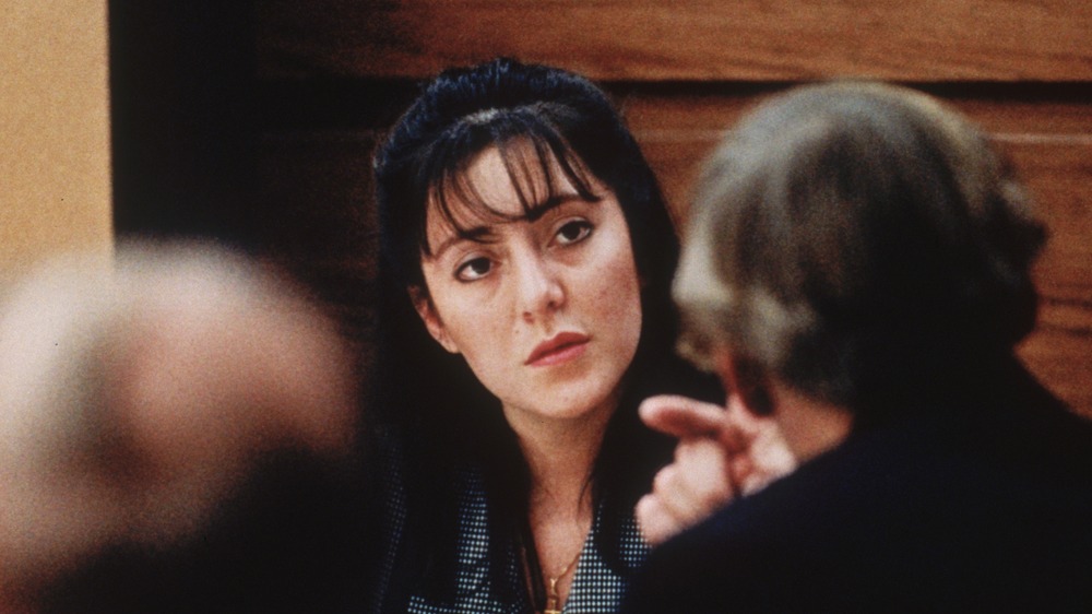 Lorena Bobbitt seated during the 1994 trial