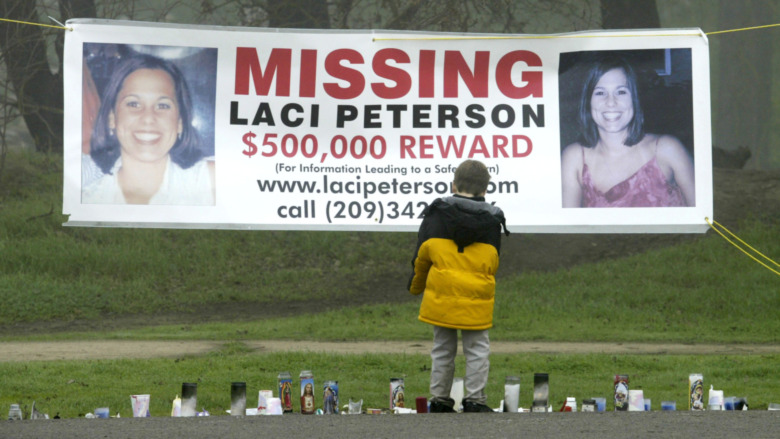 Laci Peterson reward banner