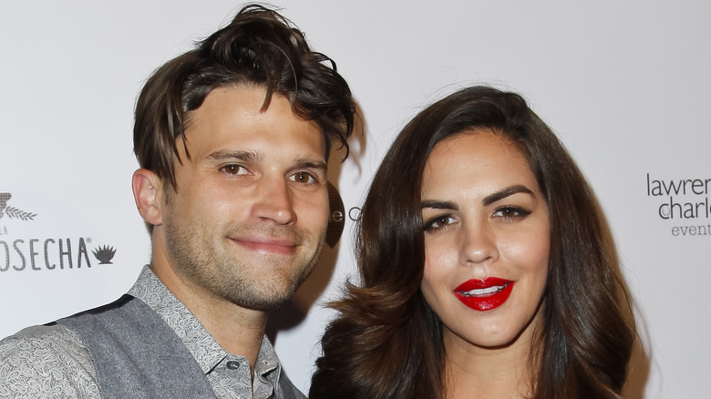 Katie Maloney and Tom Schwartz smiling