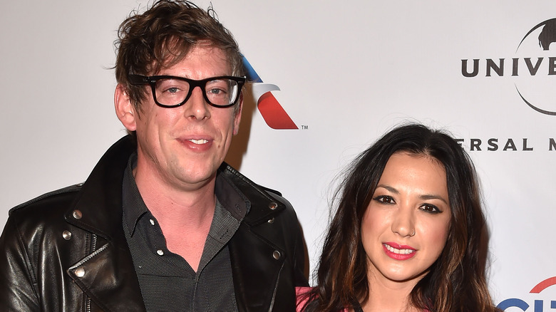 Michelle Branch, Patrick Carney smiling