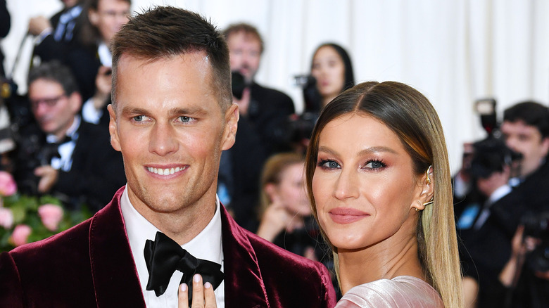 Tom Brady and Gisele Bündchen at an event