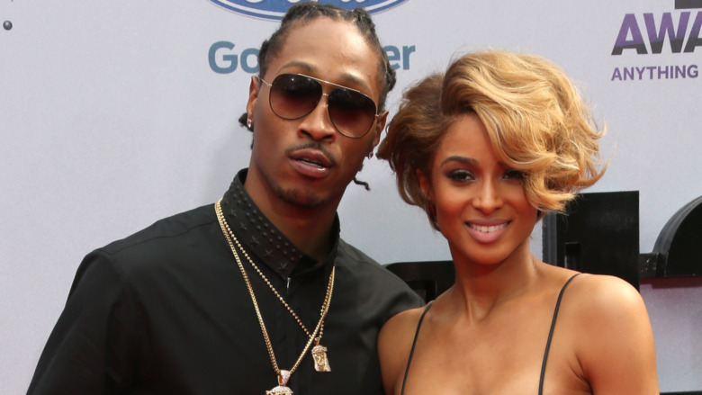 Future and Ciara wearing black