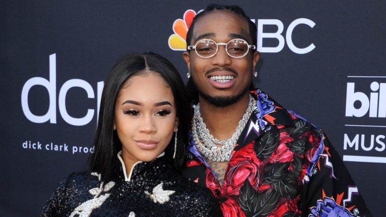 Saweetie and Quavo on the red carpet