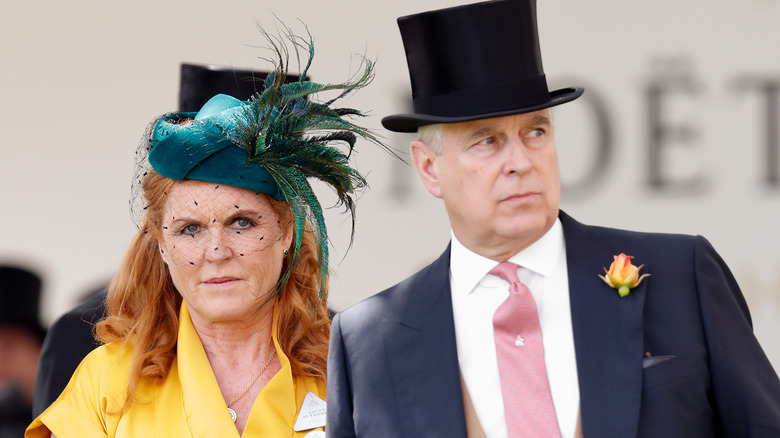 Sarah Ferguson and Prince Andrew posing together