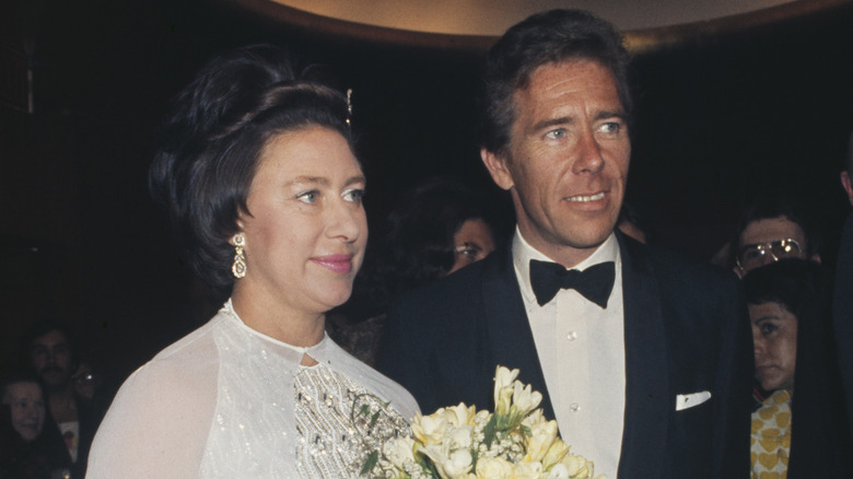 Princess Margaret and Antony Armstrong-Jones posing