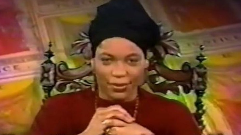 Miss Cleo in one of her commercials for psychic readings 