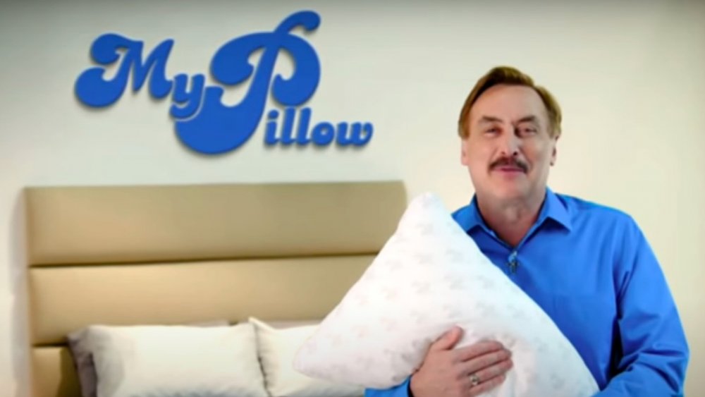 Mike Lindell appears in a commercial for My Pillow 