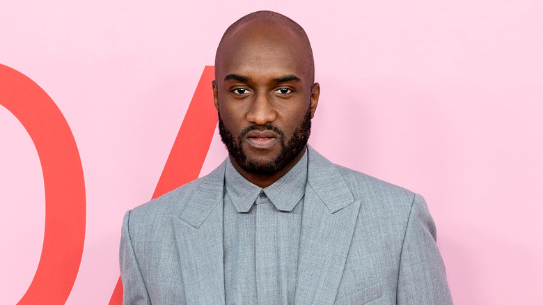 Virgil Abloh looking serious 