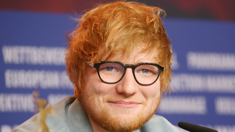 Ed Sheeran smiling 