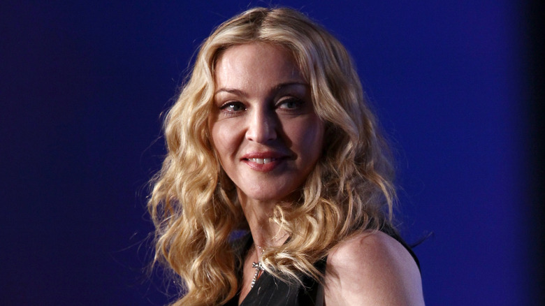 Madonna smiling 