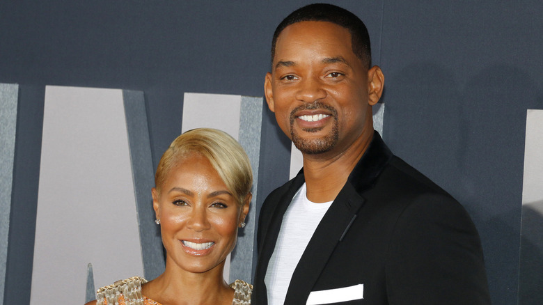 Will and Jada Pinkett Smith smiling 