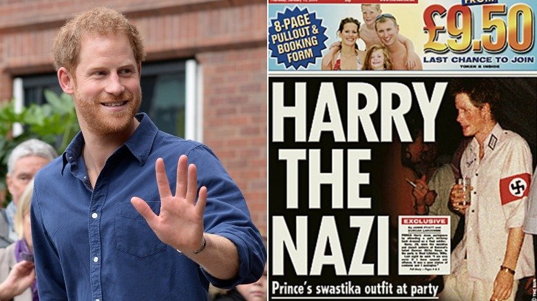 Prince Harry dons Nazi armband to a 2005 costume party