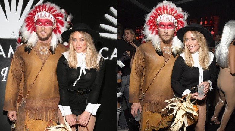 Hilary Duff and Jason Walsh dressed up for Halloween