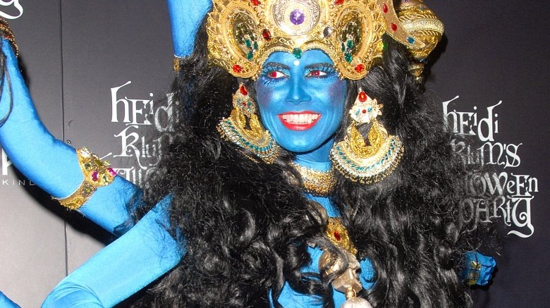 Heidi Klum dressed as Hindu goddess Kali
