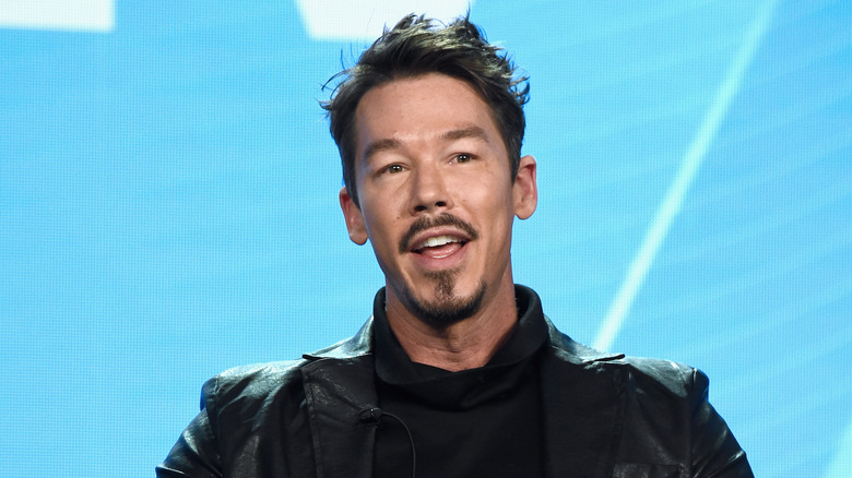 David Bromstad with mouth open