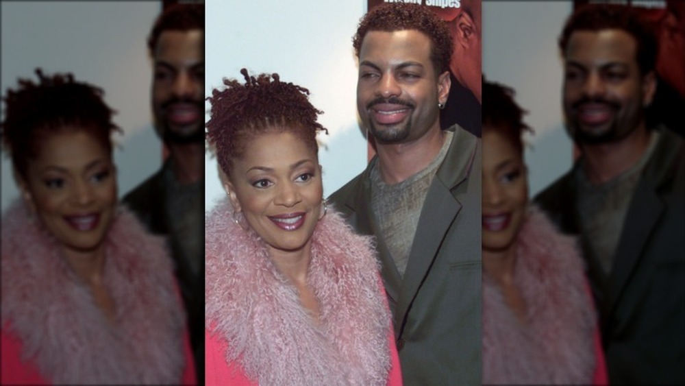 Terry McMillan and Jonathan Plummer smiling 