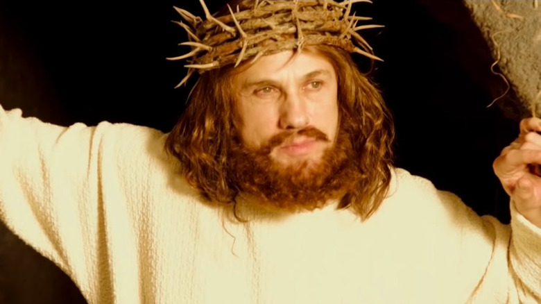 Christopher Waltz plays Jesus in an SNL sketch