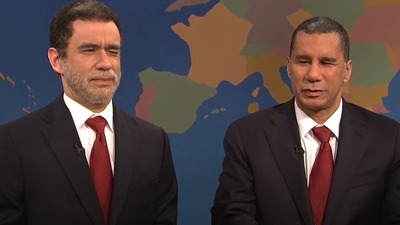 David Paterson and Fred Armisen on SNL