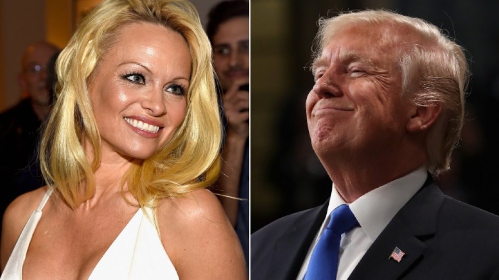 Pamela Anderson, Donald Trump