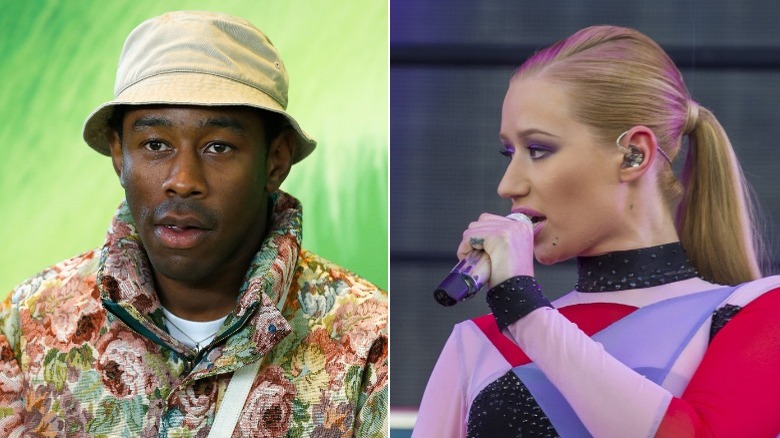 Tyler, the Creator looking ahead, Iggy Azalea rapping