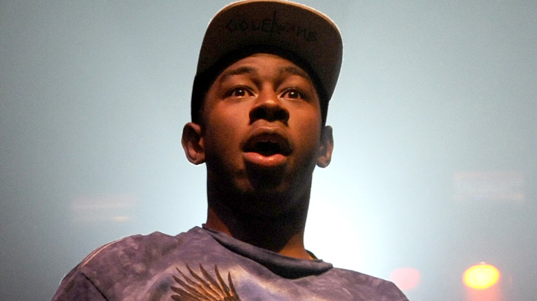 Tyler, the Creator looking surprised