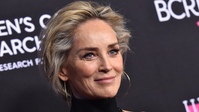 Sharon Stone smiling 