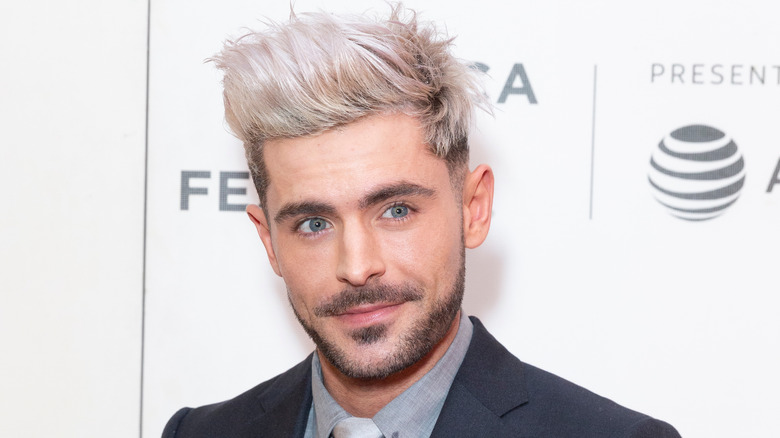 Platinum blond Zac Efron