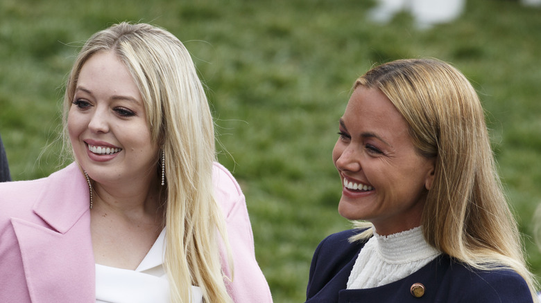 Tiffany and Vanessa Trump smiling 