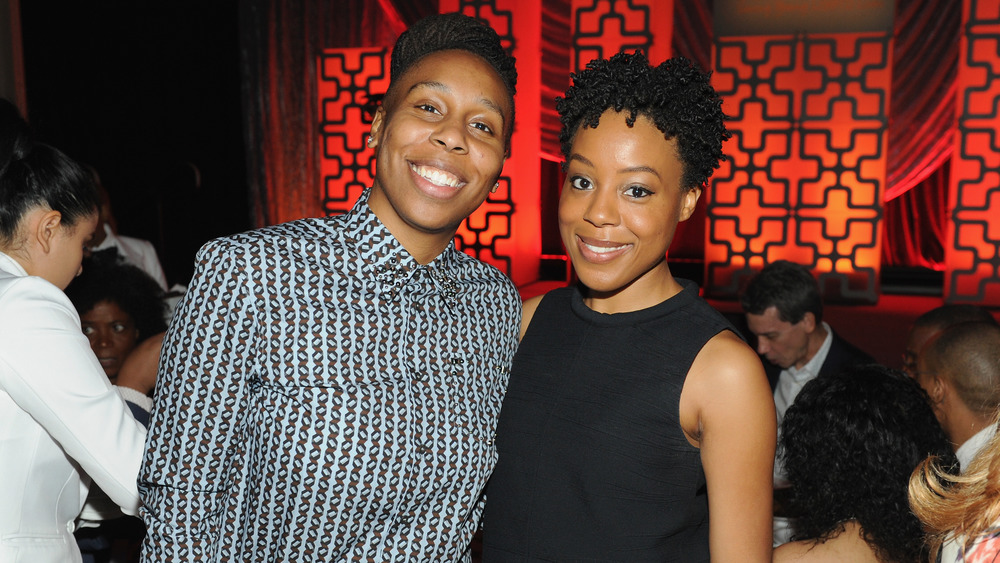 Lena Waithe and Alana Mayo smiling 