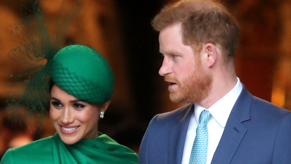 Meghan Markle and Prince Harry at Commonwealth Day 2020