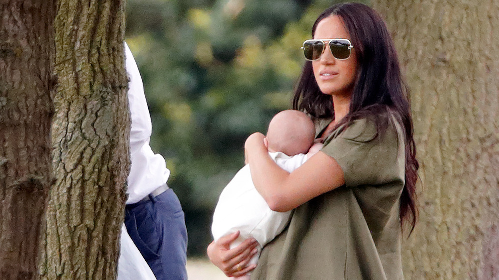 Meghan Markle holding baby Archie 