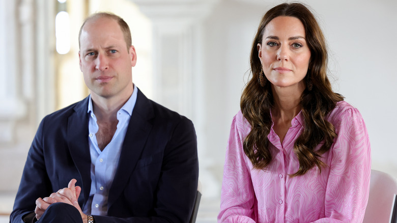 Prince William and Kate Middleton posing