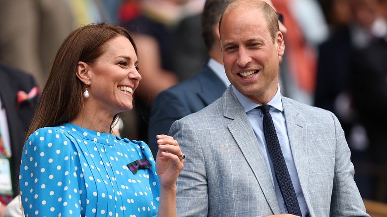 Kate Middleton and Prince William smiling