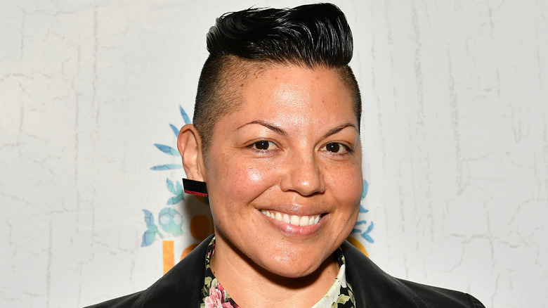 Sara Ramirez smiling