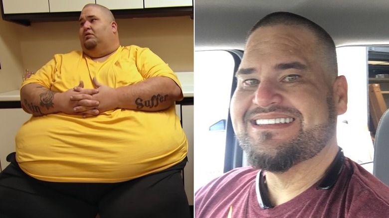 David Bolton before and after weight loss