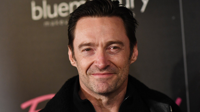 Hugh Jackman grinning