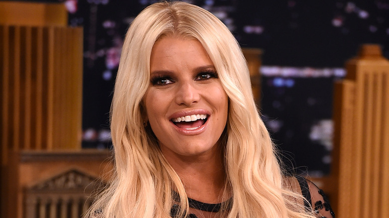 Jessica Simpson laughing